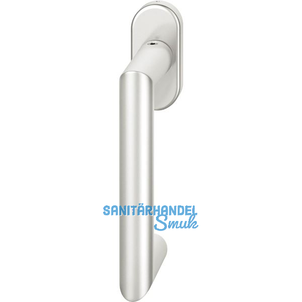 FSB Fenstergriff 34 1016 ovale Rosette, Aluminium silber eloxiert