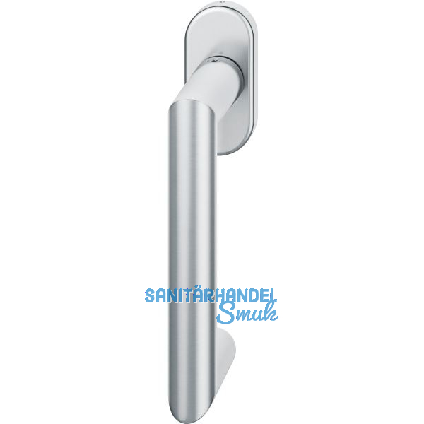 FSB Fenstergriff 34 1016 ovale Rosette, Edelstahl matt