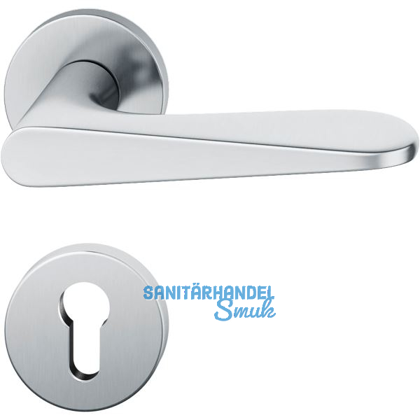 FSB Dr�ckergarnitur 12 1144 ASL auf Rosette PZ, Edelstahl matt