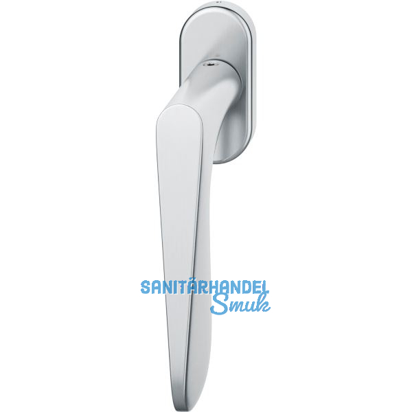 FSB Fenstergriff 34 1144 ovale Rosette, Edelstahl matt