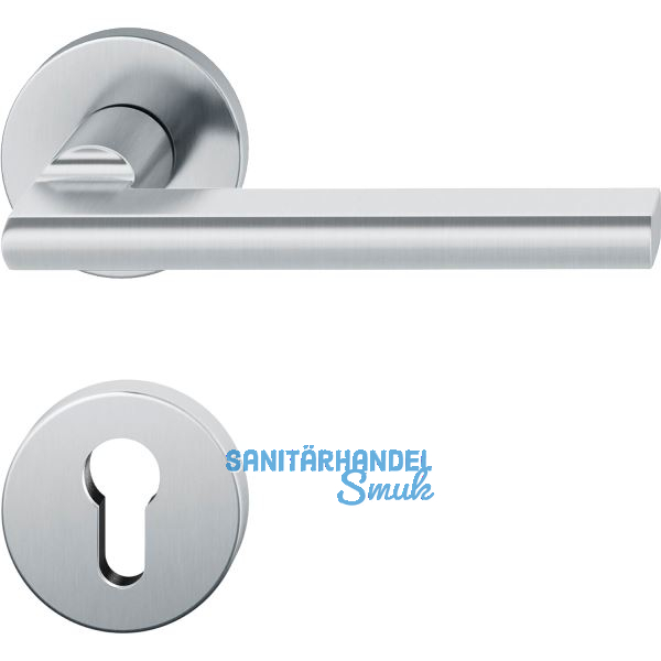 FSB Feuerschutz Dr�ckergarnitur 76 1035 AGL �NORM, Edelstahl matt