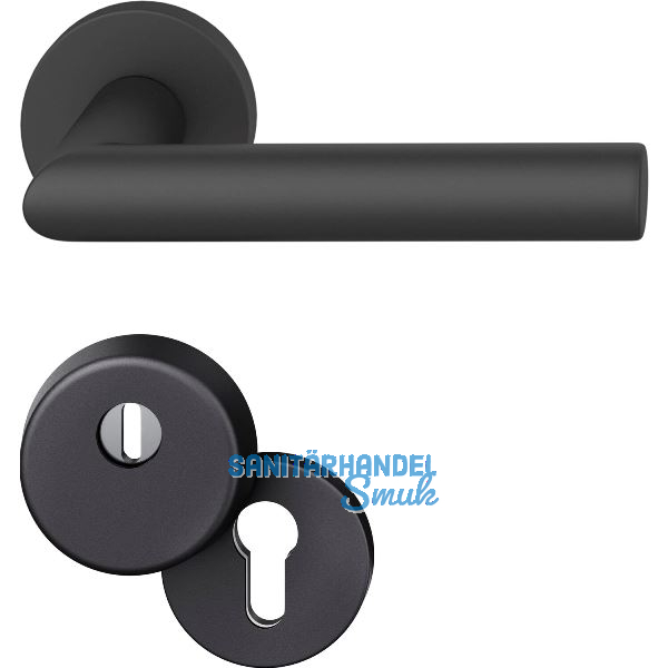 FSB Haust�rdr�ckergarnitur 12 1076 mit Kernziehschutz, Aluminium schwarz matt