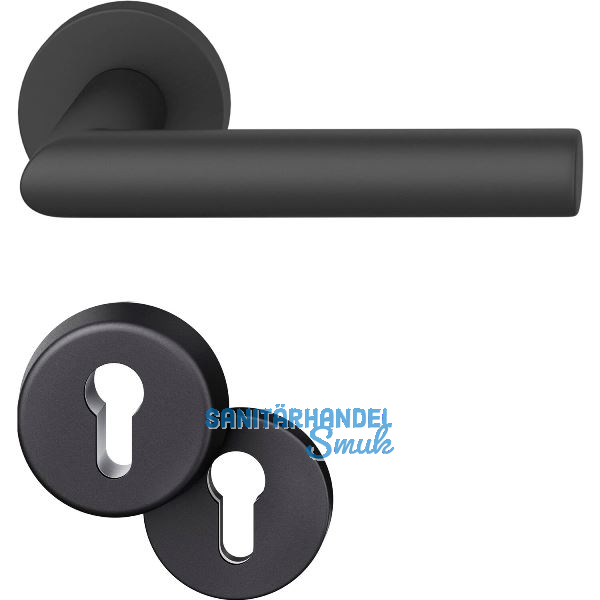 FSB Haust�rdr�ckergarnitur 12 1076, Aluminium schwarz matt