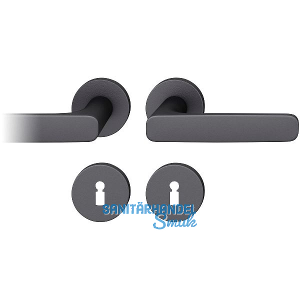 FSB Dr�ckergarnitur 12 1289 ASL auf Rosette BB, schwarz matt