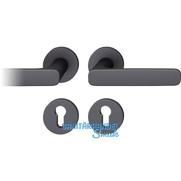 FSB Dr�ckergarnitur 12 1289 ASL auf Rosette PZ, schwarz matt