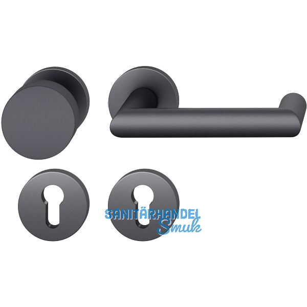 FSB Feuerschutz Wechselgarnitur 79 1016 AGL �NORM PZ, rechts, schwarz matt