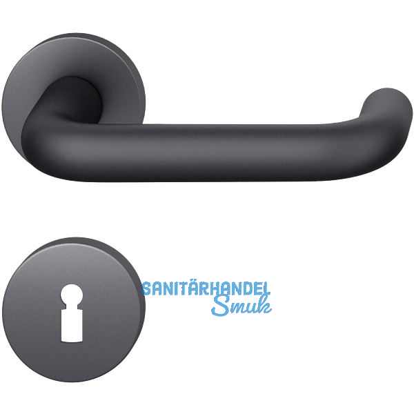 FSB Dr�ckergarnitur 12 1070 ASL auf Rosette BB, schwarz matt