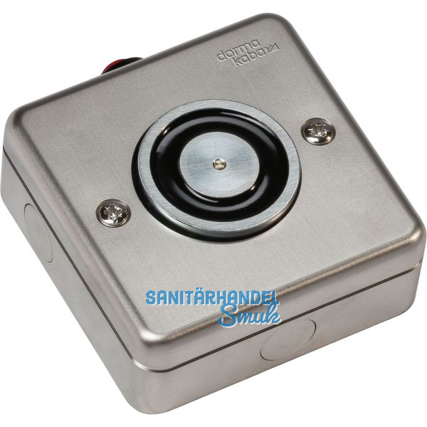 DORMAKABA Haftmagnet mit Unterbrechertaster 500 A Edelstahl-Effekt