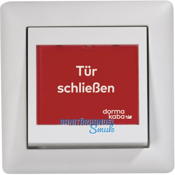 DORMAKABA Drucktaster T�r schlie�en wei�/rot