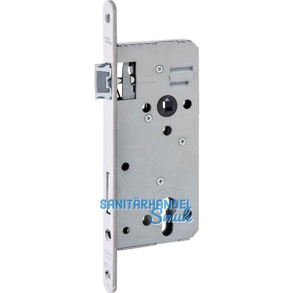 DORMAKABA Einstemmschloss 127WZ PZW, Fl�sterfalle,DM61,Nuss 9mm,rund,Edelstahl