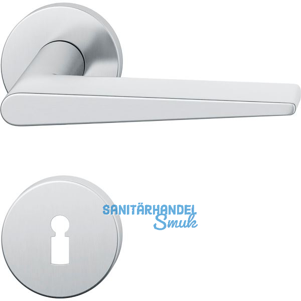 FSB Dr�ckergarnitur 12 1005 ASL auf Rosette BB, Edelstahl matt