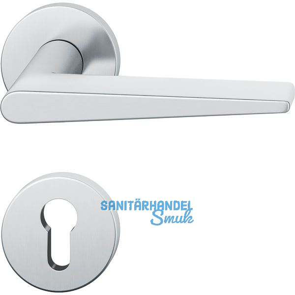 FSB Dr�ckergarnitur 12 1005 ASL auf Rosette PZ, Edelstahl matt