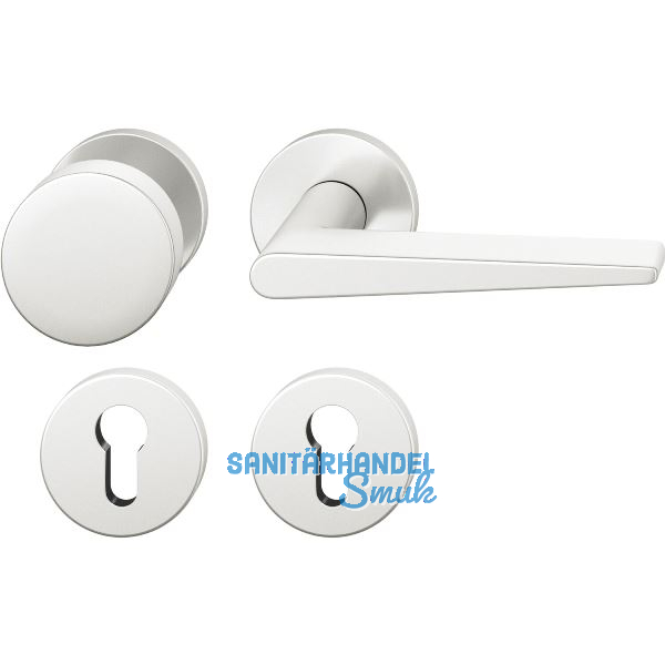 FSB Wechselgarnitur 12 1005 ASL auf Rosette PZ, Aluminium silber eloxiert