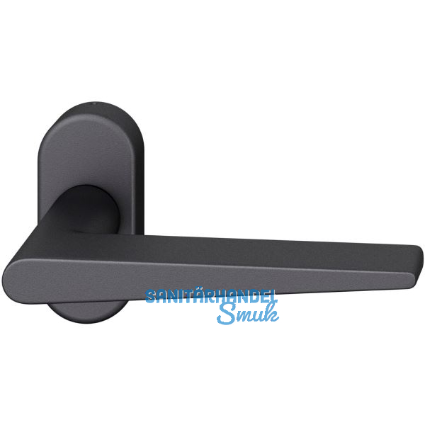 FSB Rahment�rdr�cker 09 1005 Hochhaltefeder B ovale Rosette Aluminium schwarz