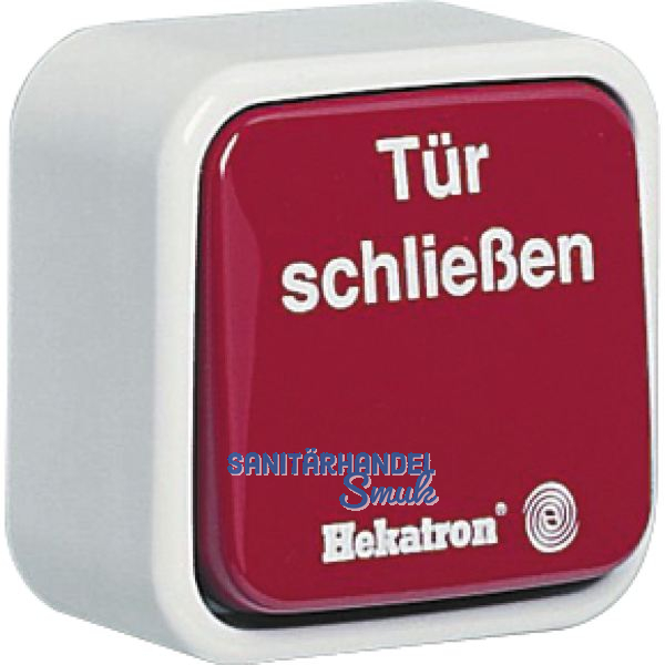 Drucktaster HAT 02, Auf-oder Unterputzmontage, Kunststoff wei�