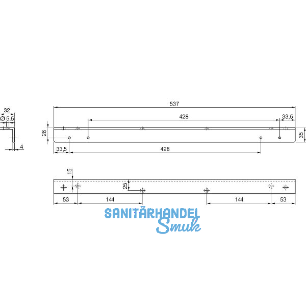 DORMAKABA Sturzfutterwinkel G-EMF XEA, silber