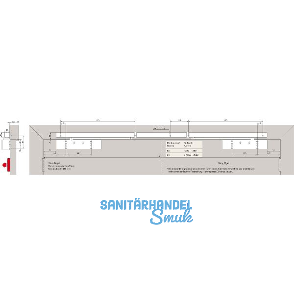 DORMAKABA T�rschlie�er TS 98 XEA GSR-EMF1-G-VL, EN 1-6, mit Gleitschiene, silber
