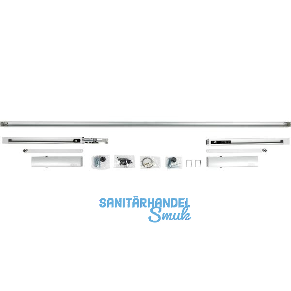 GEZE T�rschlie�er TS 5000 ECline ISM, EN 3-5, 2-flg. Gleitschiene, silber