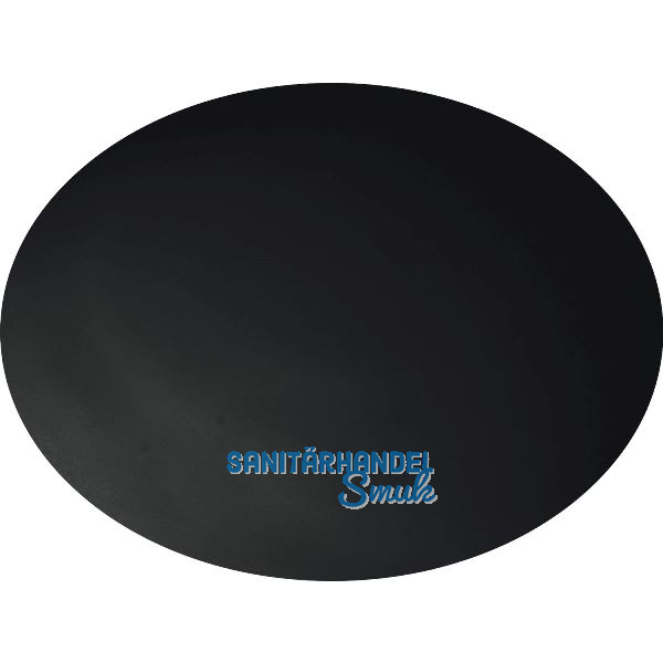 Wandt�rpuffer - � 60 mm, H�he 12 mm, Kunststoff schwarz