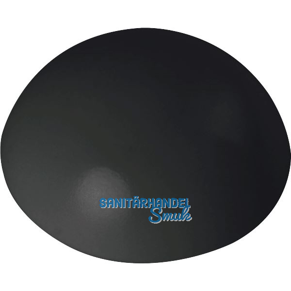 Wandt�rpuffer - � 32 mm, H�he 12 mm, Kunststoff schwarz