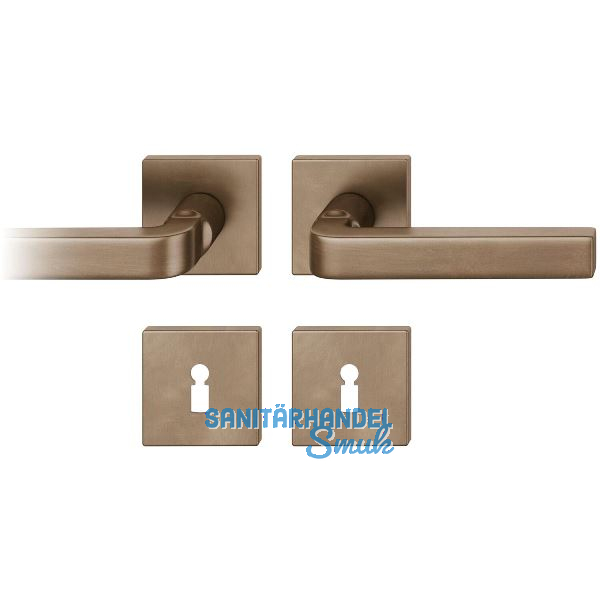 FSB Dr�ckergarnitur 12 1004 ASL auf Rosette BB, Bronze dunkel patiniert