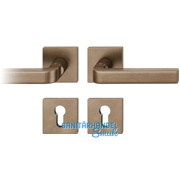 FSB Dr�ckergarnitur 12 1004 ASL auf Rosette PZ, Bronze dunkel patiniert