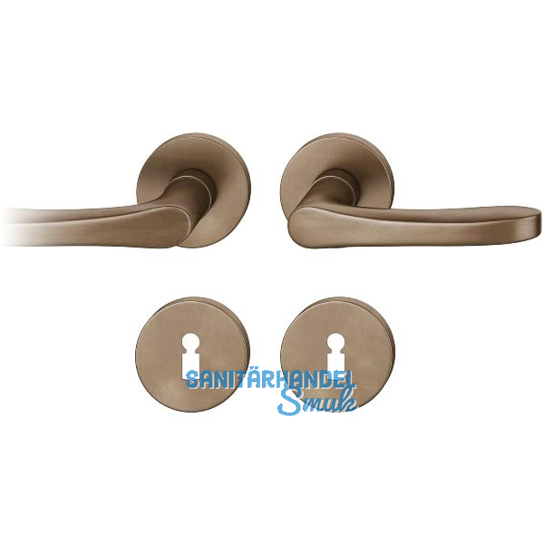FSB Dr�ckergarnitur 12 1106 ASL auf Rosette BB, Bronze dunkel patiniert