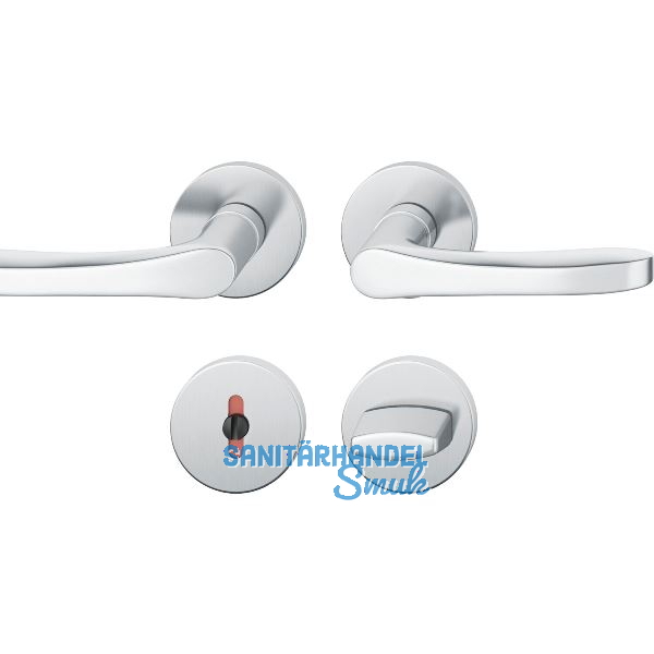 FSB Dr�ckergarnitur 12 1106 ASL auf Rosette WC, Edelstahl matt