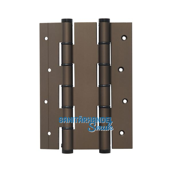 Pendelt�rband doppelt wirkend, Rollen � 16 mm,H�he 180 mm,Alu dunkelbronze elox.