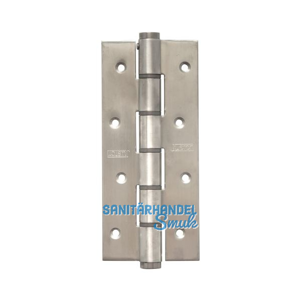 Pendelt�rband einseitig wirkend, Rollen � 18 mm, H�he 180 mm, eckig, Edelstahl