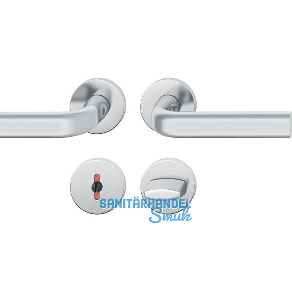 FSB Dr�ckergarnitur 12 1242 ASL auf Rosette WC, Edelstahl matt