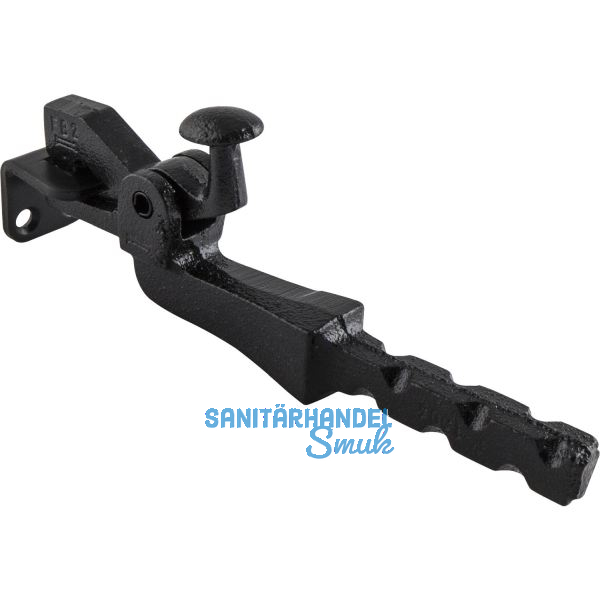 Torhalter 1304 Gr.2,L�nge sichtbar 125mm,Wandmontage,Temperguss schwarz lackiert