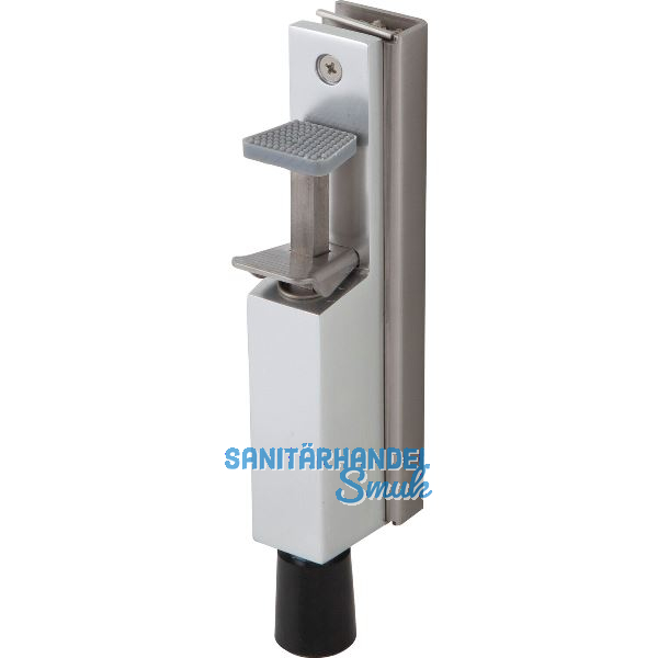 T�rfeststeller 1133 f�r Glast�ren, Hub 30 mm, 212 x 36 mm, Alu silber eloxiert