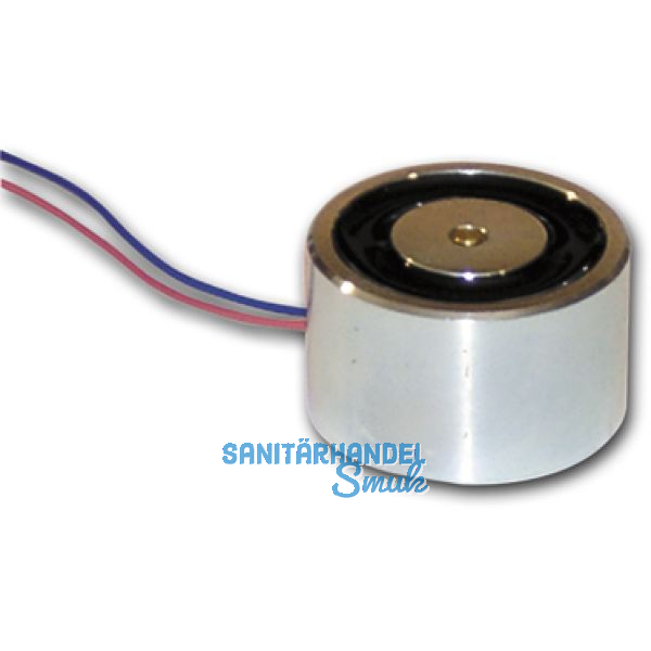 Haftmagnet mitzentraler Gewindebohrung u. freien Draht. Gr. 05, Stahl verzinkt