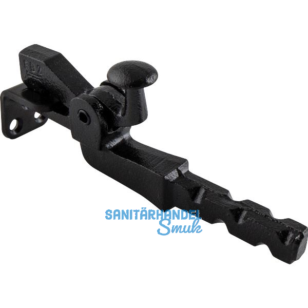 Torhalter 1306 Gr.3,L�nge sichtbar 135mm,Wandmontage,Temperguss schwarz lackiert