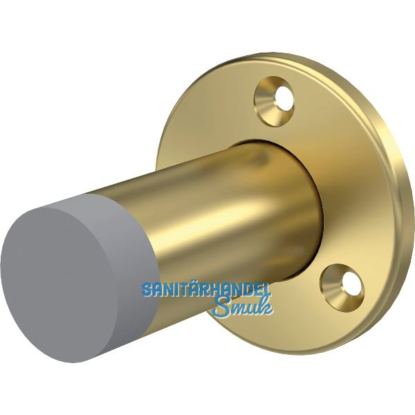 KWS Wandt�rpuffer 2010 � 55 mm, H�he 80 mm, Messing matt