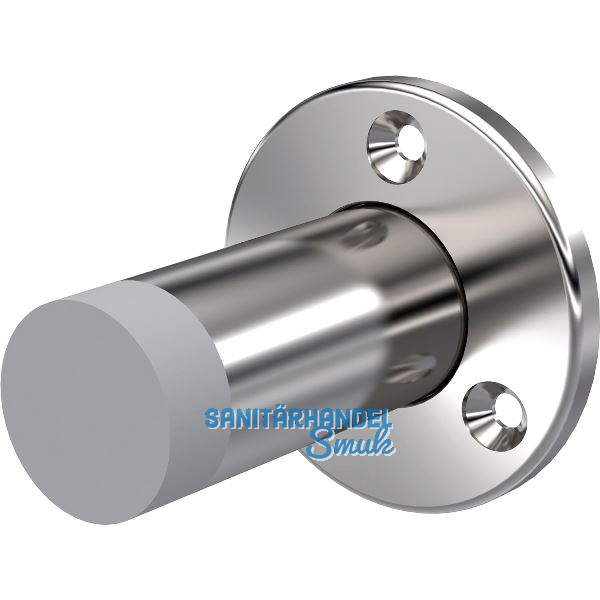 KWS Wandt�rpuffer 2012 � 55 mm, H�he 120 mm, Edelstahl poliert