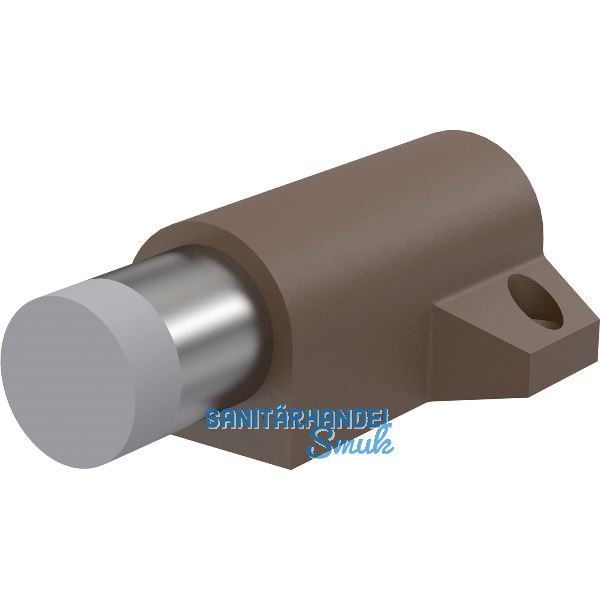 KWS Bodent�rpuffer 2014 gefederter Anschlagpuffer, Alu dunkelbraun eloxiert