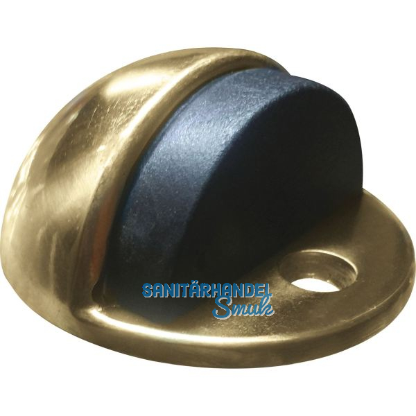 Bodent�rpuffer - Bodenplatte � 45 mm, Anschlagh�he17 mm, Messing poliert