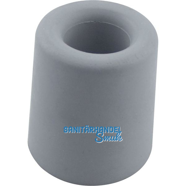Wand-u. Bodent�rpuffer - � 30 mm, H�he 30 mm, Gummi grau