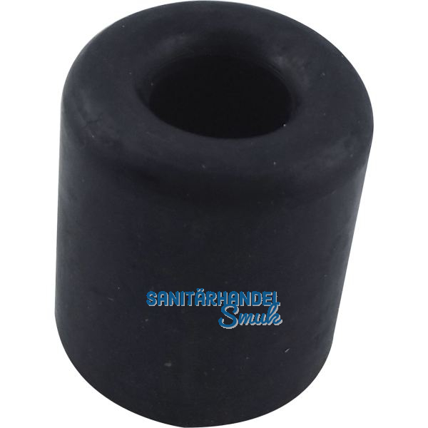 Wand-u. Bodent�rpuffer - � 30 mm, H�he 30 mm, Gummi schwarz