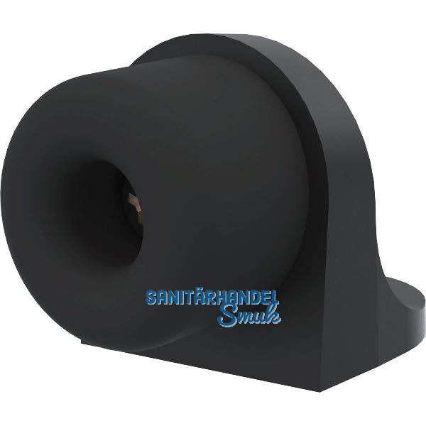 KWS Bodent�rpuffer 2022 � 40 mm, Aluminium schwarz lackiert