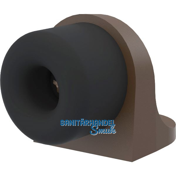 KWS Bodent�rpuffer 2022 � 40 mm, Aluminium dunkelbraun eloxiert