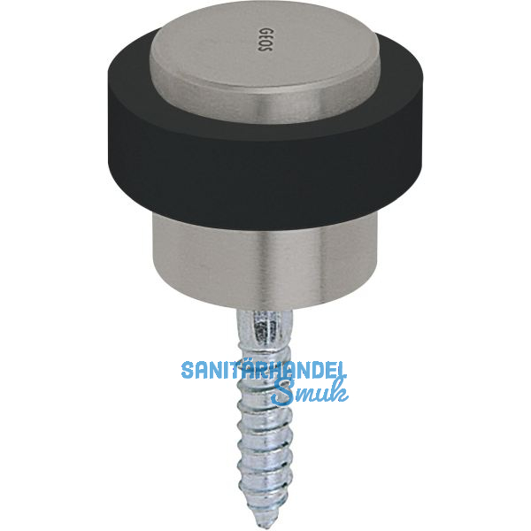 GRUNDMANN Bodent�rpuffer � 48 mm, H�he 38mm, Gummiring, Edelstahl sat.