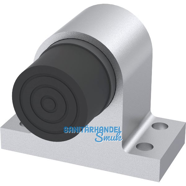 KWS Bodent�rpuffer 2024 gefederter Anschlagpuffer, Aluminium silber lackiert