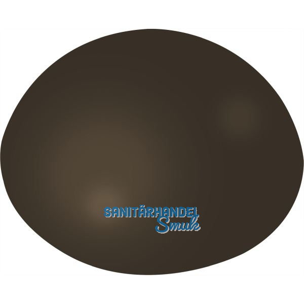 Wandt�rpuffer - � 32 mm, H�he 12 mm, Kunststoff braun