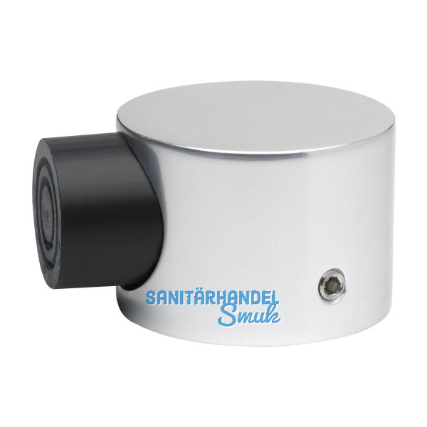 KWS Bodent�rpuffer - � 50 mm, H�he 35 mm, silber eloxiert