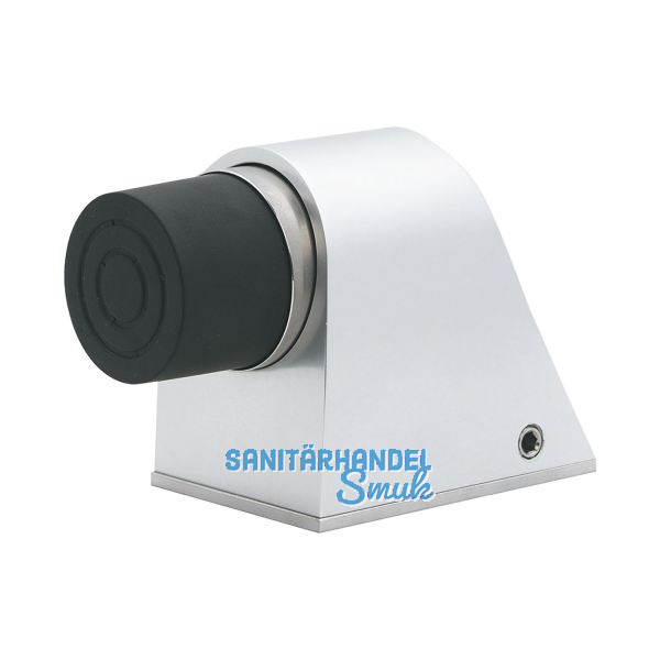 KWS Bodent�rpuffer - Platte 55 x 80 mm, H�he 70 mm, Alu Edelstahl-Effekt