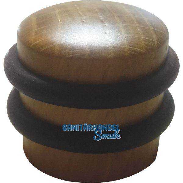 Bodent�rpuffer - � 40 mm, H�he 34 mm, Anschlag 2 Gummiringe, Buche