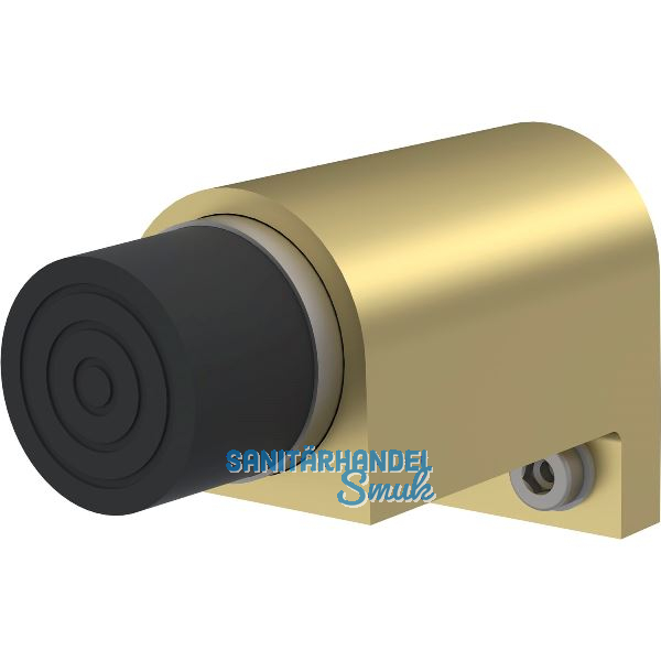 KWS Wandt�rpuffer 2049 gefederter Anschlagpuffer, Alu messingf�rbig eloxiert